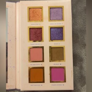 EUC Alamar Eyeshadow Palette with Orange, Purple, and Pink Shades